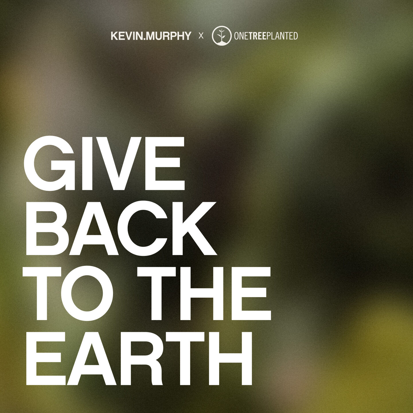 Graphic with the message 'Give Back to the Earth' promoting environmental action and consciousness for Earth Day.